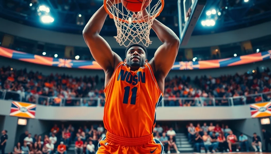 Witness a thrilling basketball moment showcasing sportsbytes.com.ph in action, highlighting an athlete's performance.