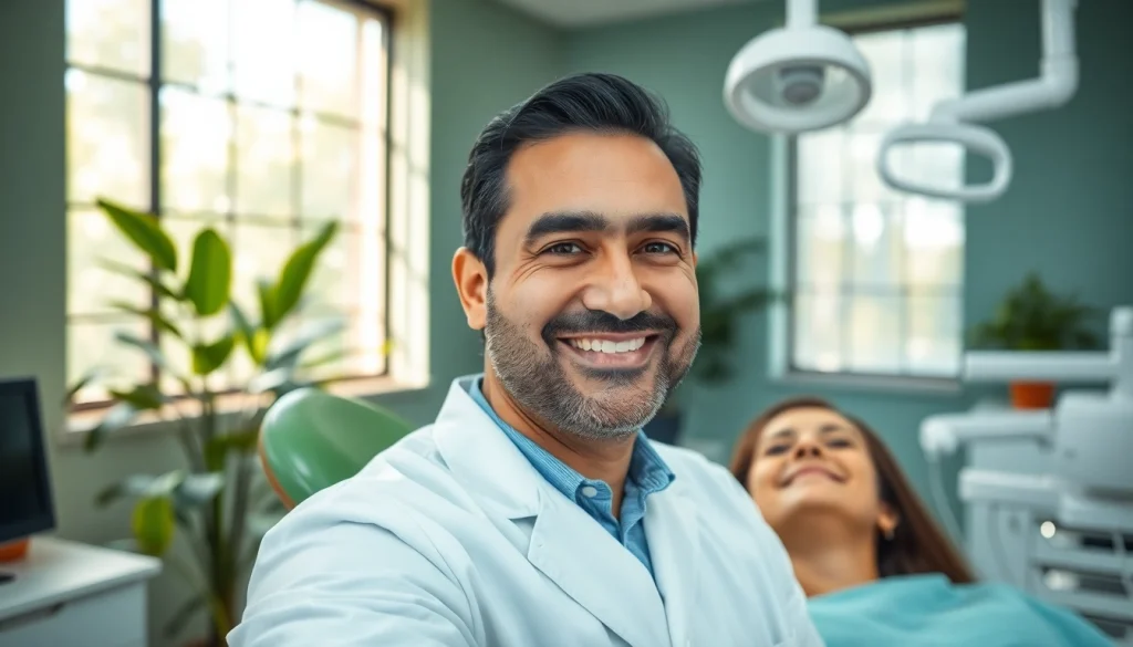 Dr. Shahram Valiani DDS providing compassionate care in a modern dental clinic setting.