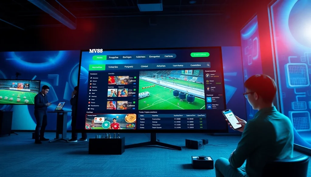 MV88 online gambling interface showcasing secure transactions and user-friendly design.