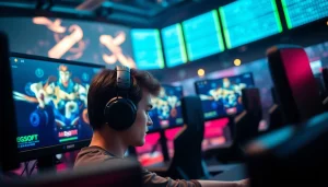 Menampilkan daftar ggsoft game dalam setting permainan eSports yang dinamis dan kompetitif.