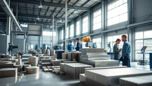 Alnico magnets manufacturer in china showcasing skilled artisans and advanced machinery in a bright atmosphere.