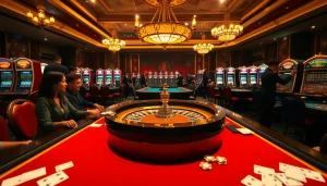 MM88 brings the thrill of roulette with eager players at an upscale casino table.