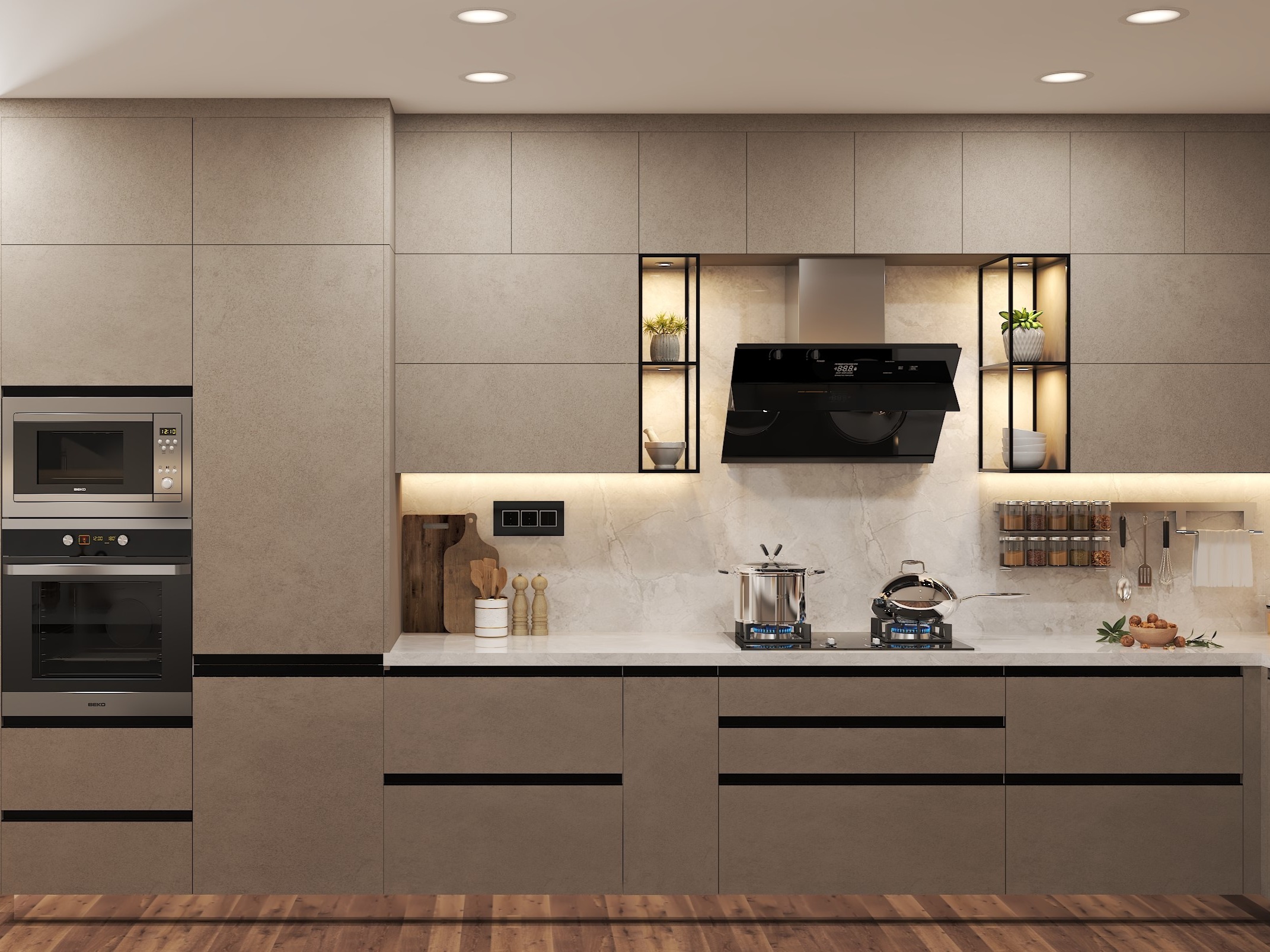 Modern Kitchen Design Ideas to Elevate Your Home with Sky City Design