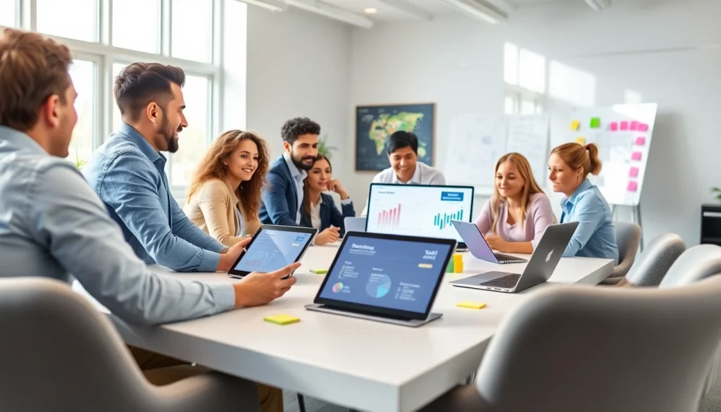 Optimize your digital strategy with insights from https://c168me.com/ during a collaborative marketing meeting.