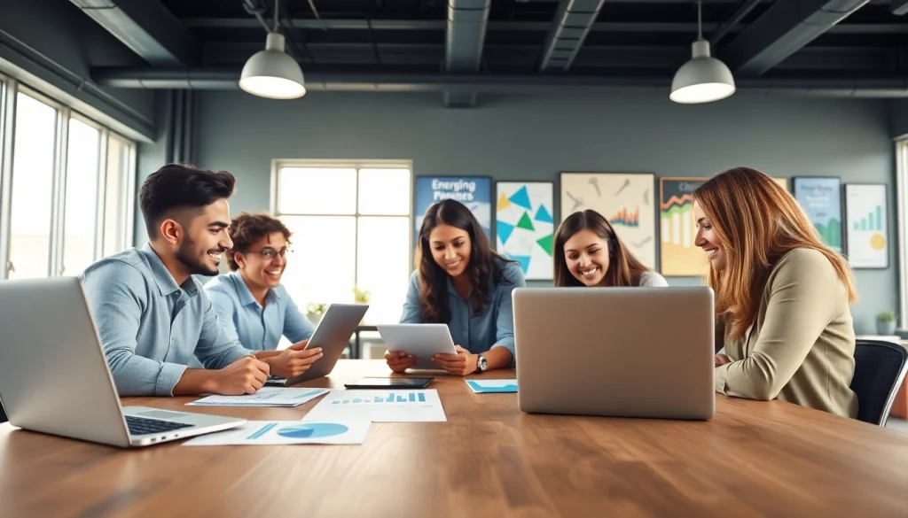 Team collaboration at https://solarxmedia.com showcasing vibrant digital marketing strategies