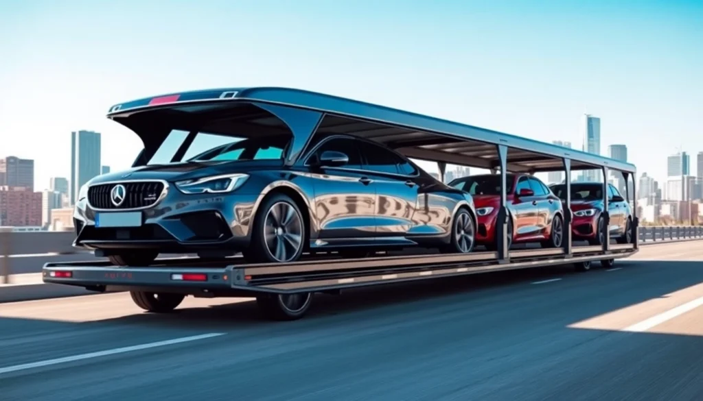 View of luxurious vehicles on https://luxuryautocarriers.com, showcasing premium transport services.