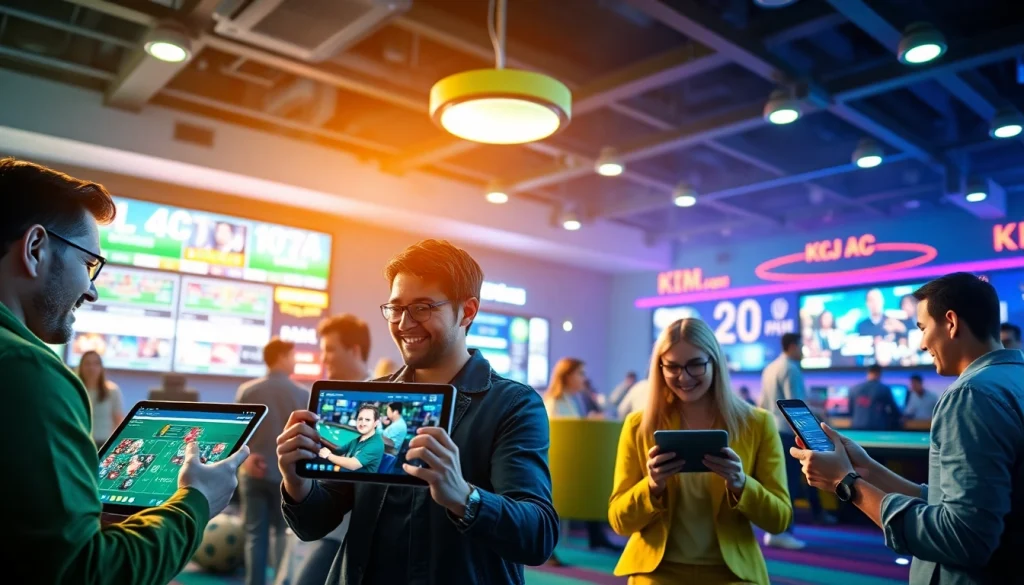 KJC AC platform showcasing vibrant gaming options in an engaging, user-friendly interface.