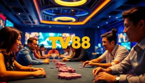 Engaged players enjoying betting games at TV88 providing a secure online gambling experience.