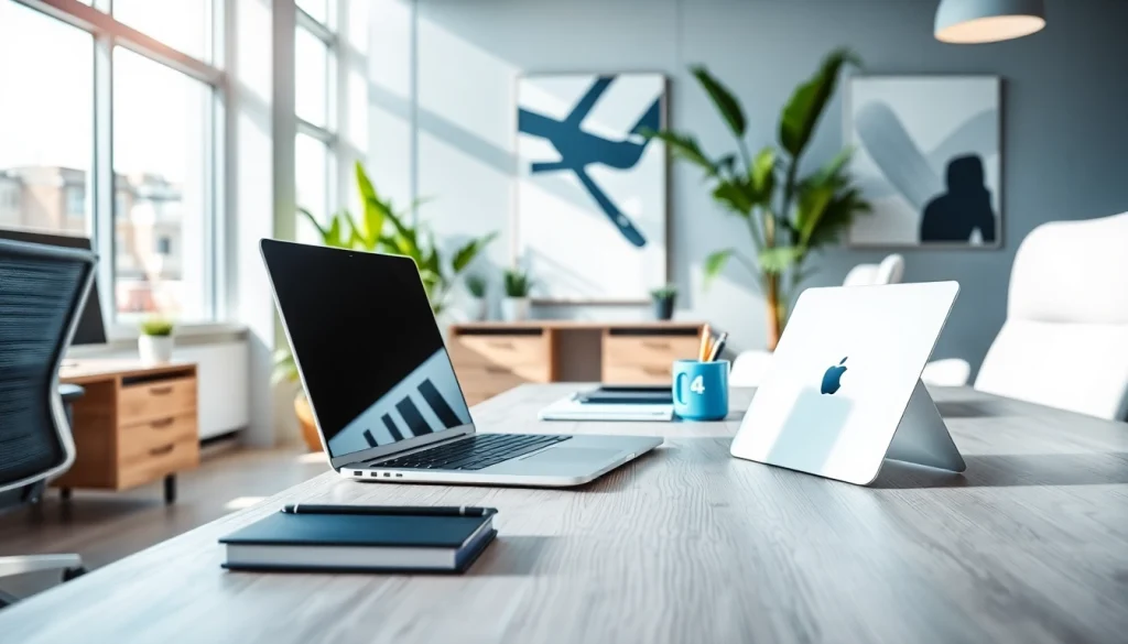 Gebruik de website https://www.stofnodig.nl voor een inspirerende werkplek met moderne inrichting.