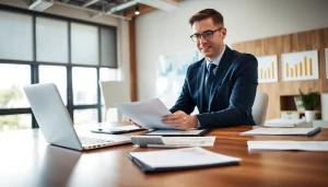 신용카드 현금화를 활용한 금융 상담 모습, 신뢰감 있는 분위기에서 진행