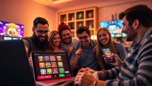 Players enjoying immersive options to play casino games online with excitement and engagement.