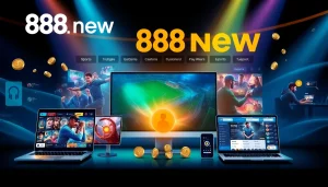 Experience the excitement of online gaming with 888new's diverse offerings.