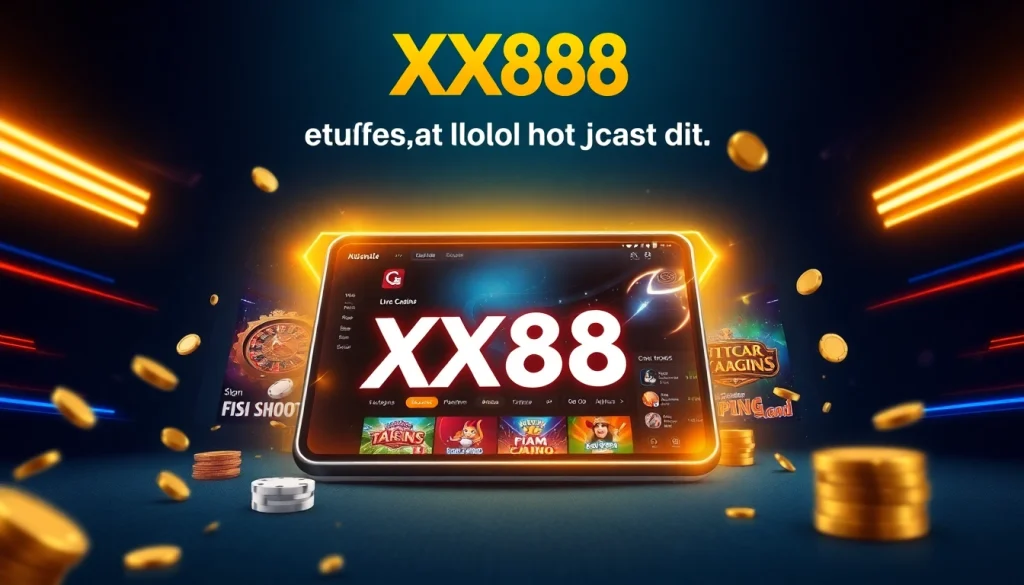 XX88 online betting platform showcasing engaging games and a user-friendly interface.