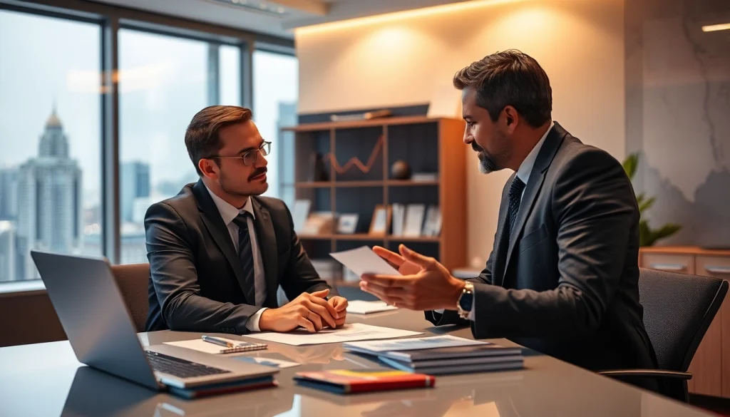 카드 현금화 방법에 대해 상담하는 전문가와 고객의 상호작용을 보여줍니다.