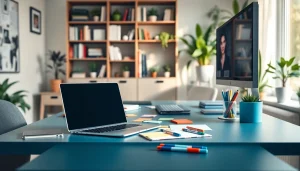 Engaging digital workspace from https://www.ound-ound.com with creative tools and inviting atmosphere.