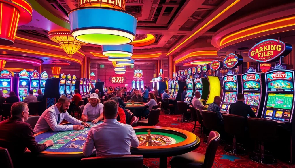 Experience the thrill of KJC AC 1 at lively casino tables where exciting games unfold.