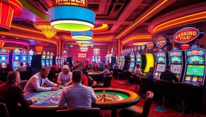 Experience the thrill of KJC AC 1 at lively casino tables where exciting games unfold.