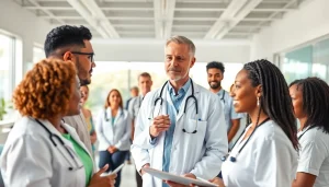 Highlighting Health through a professional doctor-patient interaction in a modern clinic.