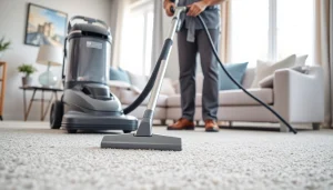 Experience professional carpet cleaning Dubai with skilled technicians revitalizing home carpets.