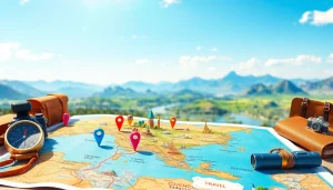 Plan your adventures with a detailed travel itinerary map from https://wpedition.com/, featuring landmarks and travel essentials.