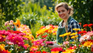 Werk een prachtige tuin met https://detuinassistent.nl en kleurrijke bloemen.