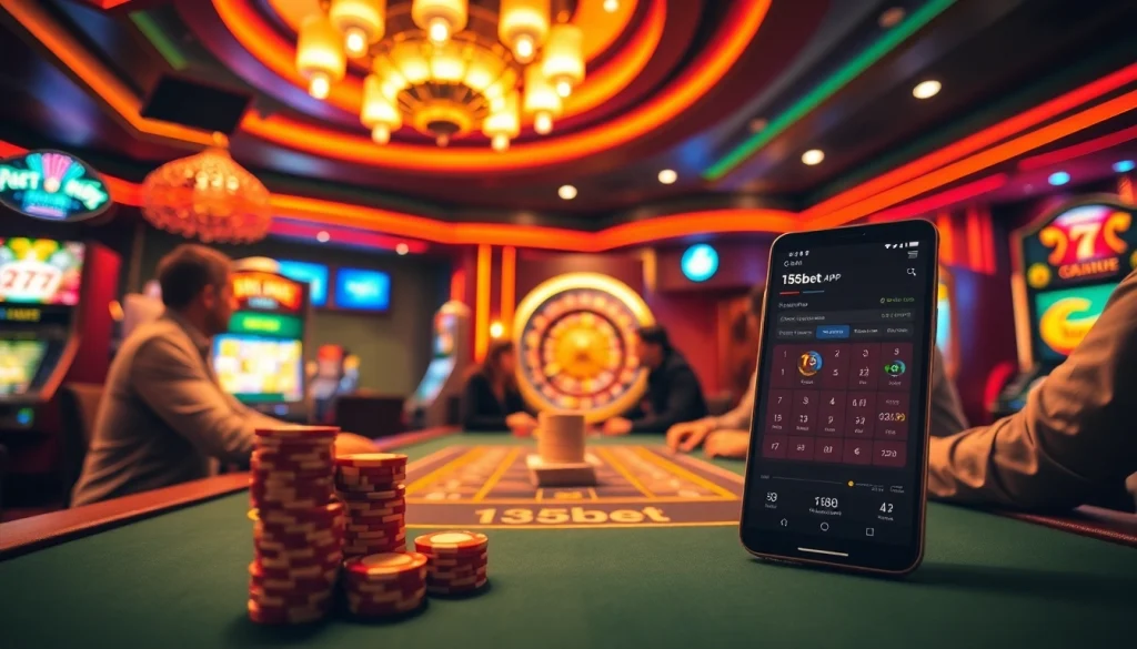 Experience the excitement of the 136bet App with engaging poker gameplay and vibrant casino visuals.