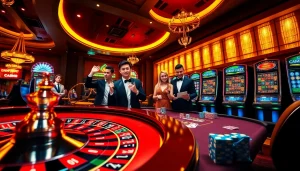 Experience excitement at SN888's luxury casino atmosphere with vibrant gaming action.