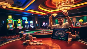 Experience thrilling bets at RR88 with a lively casino atmosphere and winning cards.