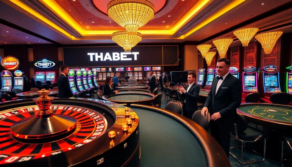 Experience the thrill of gaming at THABET casino, filled with excitement and professional players.