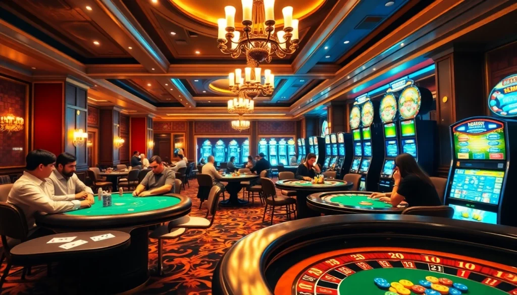 Experience the thrill of new66 with vibrant casino games featuring poker chips and roulette wheels.