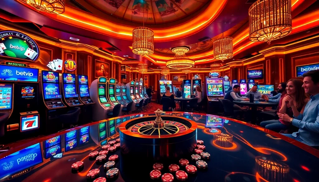 Trải nghiệm cảm giác casino gay cấn với Betvip trên giao diện chơi game sang trọng.
