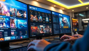 Exciting online betting experience with F8BET showcasing esports games and betting options.