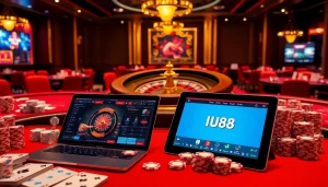 Experience the thrill of online gambling with UU88's innovative casino interface and high-stakes games.