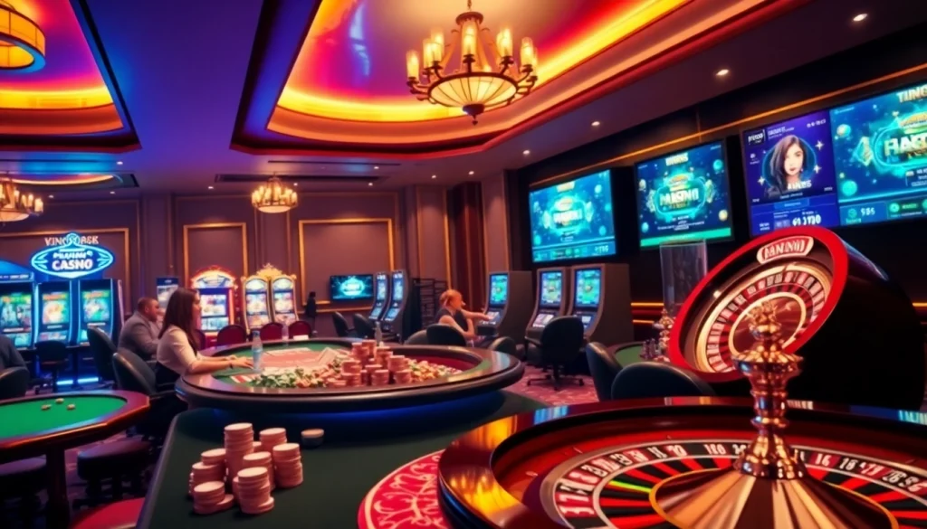 Experience the excitement of gaming at trang chủ king88 with vibrant casino elements and engaging gameplay.