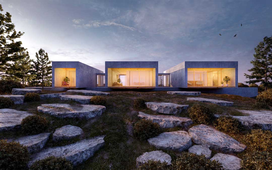 Architektur Visualisierung zeigt Räume fotorealistisch exakt