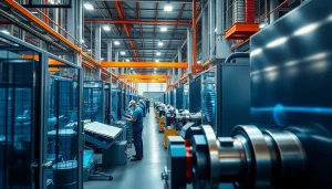 Precision die casting Malaysia facility with advanced machinery and skilled workers in a professional setting.