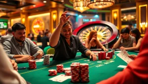 Experience thrilling gameplay at Khela88 with vibrant casino tables and exciting betting action.