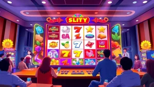 เล่นสล็อตออนไลน์ ที่เต็มไปด้วยกราฟฟิกสีสันสดใสและบรรยากาศที่ตื่นเต้น