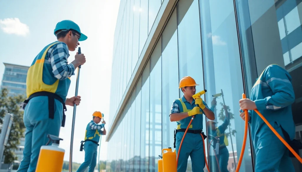 čiščenje fasad by professional cleaners enhancing building surfaces