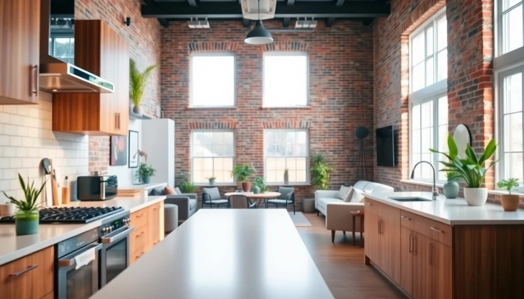 Home renovation kitchen transformation with modern appliances and natural light streaming in.