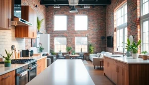 Home renovation kitchen transformation with modern appliances and natural light streaming in.