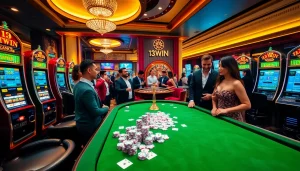 Experience the thrill of winning at 13win casino with vibrant gaming and luxurious atmosphere.