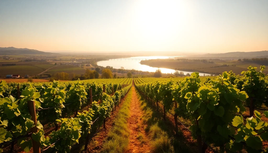 Capture the charm of Clarksburg, CA with vineyards and scenic river views.