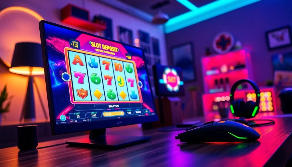 Menangkan slot deposit 1000 dengan antarmuka permainan slot yang menarik dan animasi yang berwarna-warni.