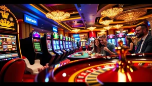 Join the excitement of Netwin with players enjoying thrilling casino games.