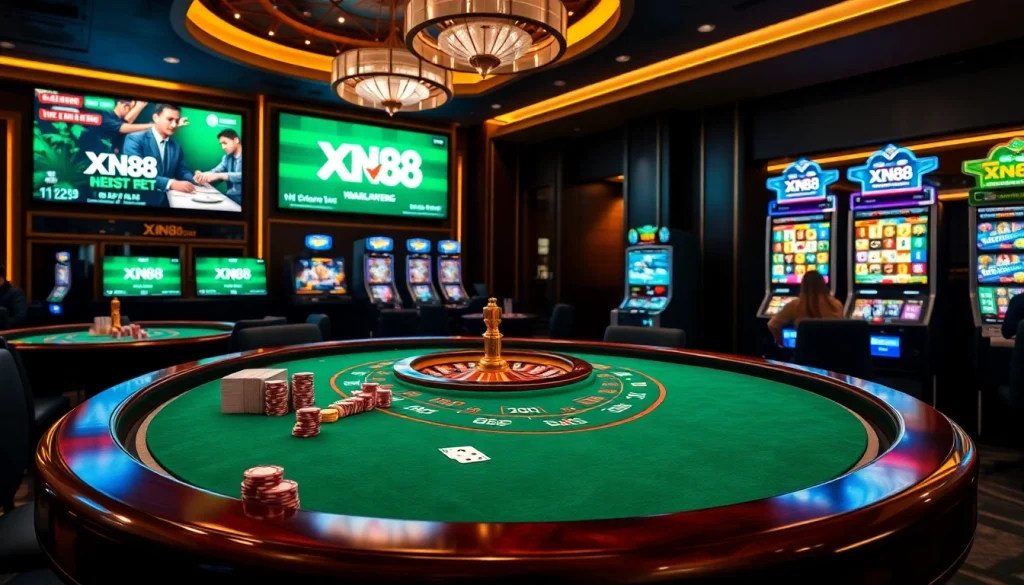 Experience the excitement of XN88 with vibrant casino games and engaging betting activities.