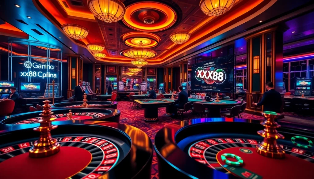 Experience thrilling casino gaming at https://xx88.pizza/ with vivid roulette tables and poker chips.