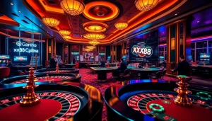 Experience thrilling casino gaming at https://xx88.pizza/ with vivid roulette tables and poker chips.