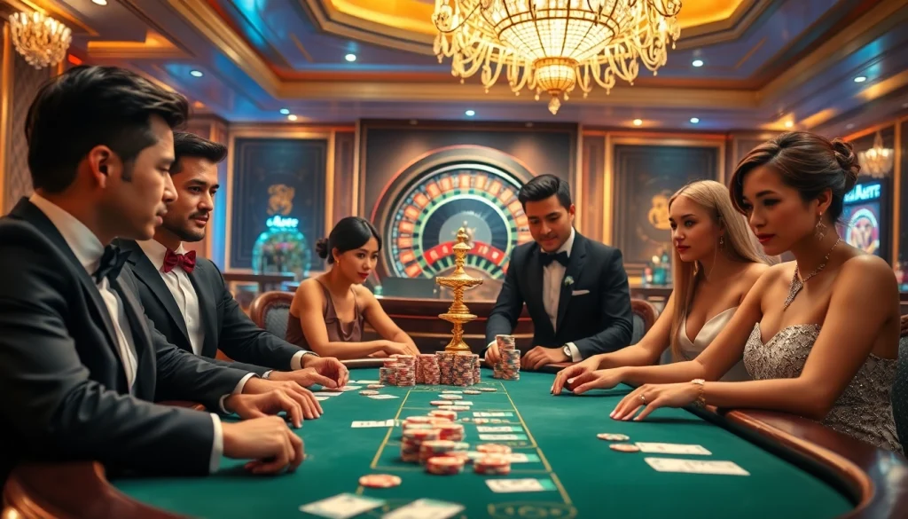 Experience the thrill of poker at 789club vn with sophisticated players in a vibrant casino atmosphere.