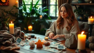 Engaging intuitive readings and spiritual connections at https://julielynn.co with mystical elements.